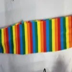 Medias de cotillon arcoiris x12 Estándar