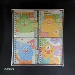 [PREZLLIB2901] Agendita monstruos con velcro 10*11.2 cm x24u Estándar