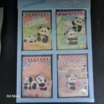 Agendita panda con velcro 7.7*10.7 cm x24u Estándar