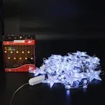 Cortina 66 leds estrellas 3.3*0,7 m - Blanco