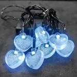 [PREZLLPG2001BL] Guirnalda corazón 10 leds (AA) Estándar
