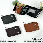[PREZLBBS1002] Billetera cierre simple y doble hebilla 11,5*8,5*3 cm Estándar