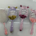Cepillo con lentejuelas con orejas x12u Estándar