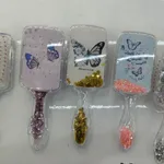 [PREZLBAZ1102] Cepillo con lentejuelas (mariposa) x12u Estándar