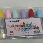 [PREZLBLM13] Resaltador con forma de lapiz labial x6 Estándar