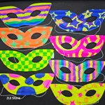 [PREZLCAZ17] Antifaz fluor estampado x12 Estándar