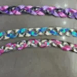 [PREZLCP11] Extensión multicolor trenzada de cotillón x12 Estándar