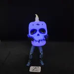 [PREZLLPV07MU] Vela con luz calavera x12u Estándar