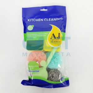 [PRECTWB423] SET LIMPIEZA {WB423} 7 PCS VARIEDAD DE ESPONJAS