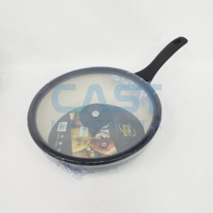 WOK C/ TAPA 30CM ANTI-ADHERENTE BEIGE