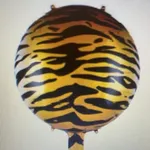 [PREZLA062] Globo redondo animal print tigre 18" x50u estampado Estándar