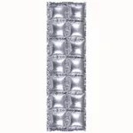 Cortina inflable x50u - Plateado