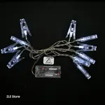 [PREZLZLS85910BL] Guirnalda Broche 10 leds - Blanco