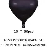 [PREZLGMC11MUA027MU] Globo Corazon 10" x50u - Multicolor