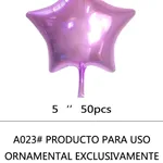 Globo Estrella 5" x50u - Violeta