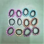 Colita de pelo con perlas de colores Estándar