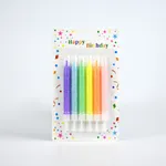 [PREZLCVE3901] Vela con brillo para torta x24