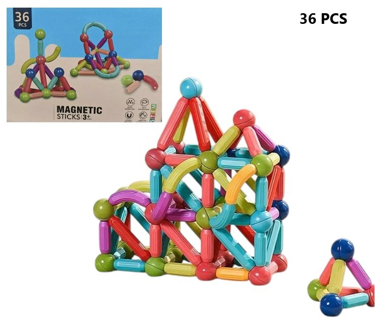 JUEGO BLOQUES MAGNETICO 36 PCS