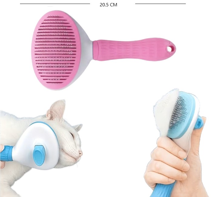 CEPILLO AUTOLIMPIANTE PARA MASCOTAS