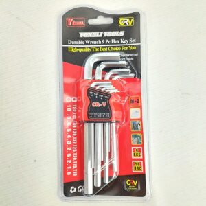 SET LLAVES ALLEN {WD1344} HEXAGONAL 9 PCS LARGO