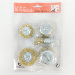 SET CEPILLO P/ TALADRO {WD1347} 5 PCS EN BLISTER