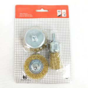 SET CEPILLO P/ TALADRO {WD1348} 3 PCS EN BLISTER