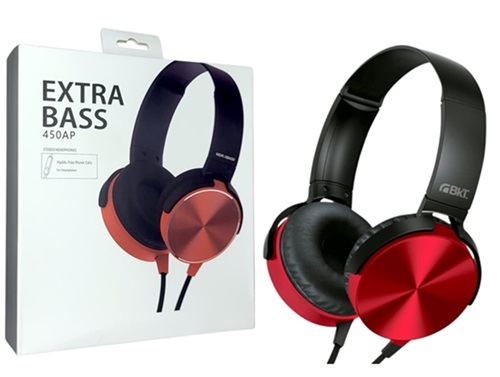 AURICULAR VINCHA EXTRA BASS CON CABLE