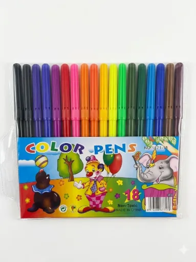 [PREPLNEGFIBRASCOLORPENX18187118] Fibras Color Pen x18 187118