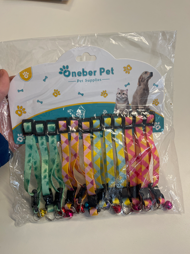 [PREPLNEGPL1167] [PL1167] Collar Para Perro con Campanita x12 Art. 1167