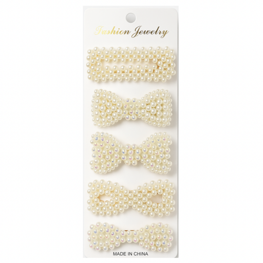[PREPLNEGHEBILLASDEPELOPERLITAS3120] Hebillas de Pelo Perlitas 3120