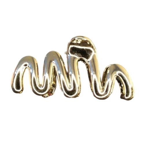 [PREPLNEGBROCHESPELOSNAKEPLATEADODORADOART587] Broches Pelo Snake Plateado/Dorado Art. 587