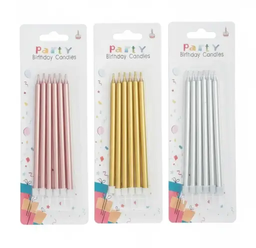 [PREPLNEGPL1123] [PL1123] Velas Cumpleaños Colores Art. 123