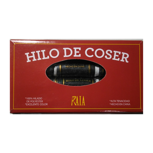 [PREymNEGHILOCOSERX12NEGRO5G110B] Hilo Coser x12 Negro 5G110B