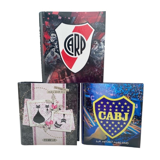 [PREymNEGCARPETAESCOLARPERSONAJESN3] Carpeta Escolar Personajes N°3