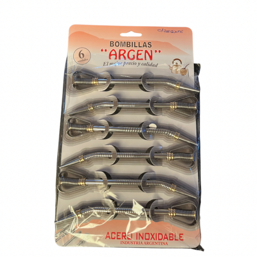 [PRECYNEGBOMBILLADEACEROINOXCRESORTE] Bombilla de Acero Inox   C/resorte