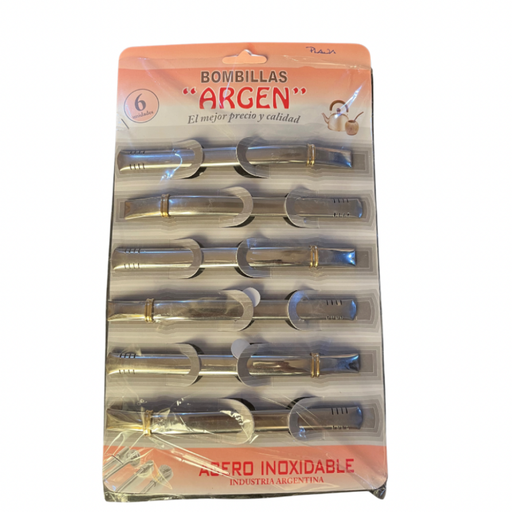 [PRECYNEGBOMBILLAACEROINOXPLANA] Bombilla Acero Inox PLANA