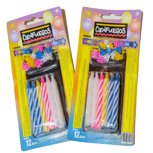 [PRECYNEGCY8880] [CY8880] Velas Cumpleaños x10