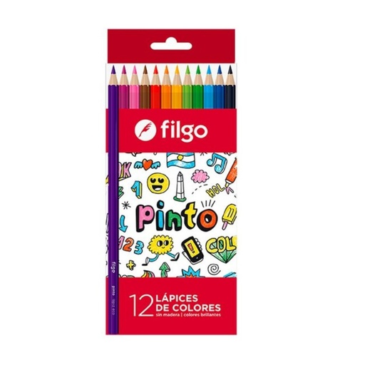 [PRECYNEGML455019] [ML455019] Lapices de Color x12 Largo Filgo