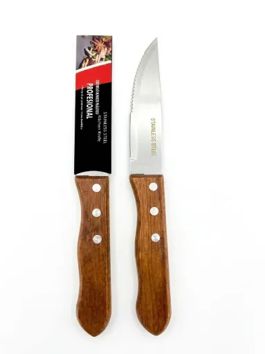 [PRECYNEGCY3077] [CY3077] Cuchillo de Asado Mango Madera 5" Art 3077