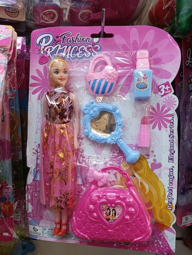 [PREPNNEGPNBR106] [PN-BR106] Muñeca en Blister c/ accesorios de Belleza Art. BR106