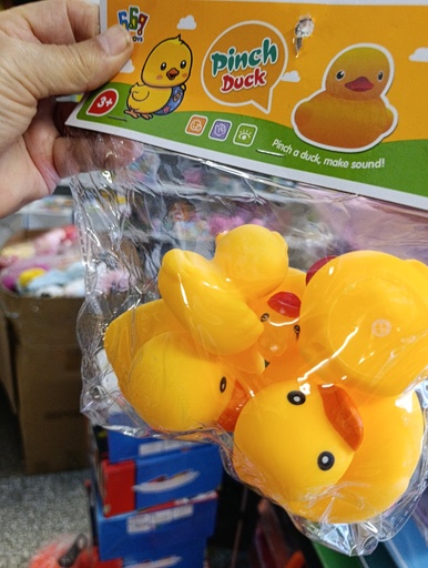 [PREPNNEGPN669005A5] [PN-669-005A5] Patitos para bañadera x5 Art. 669005A5