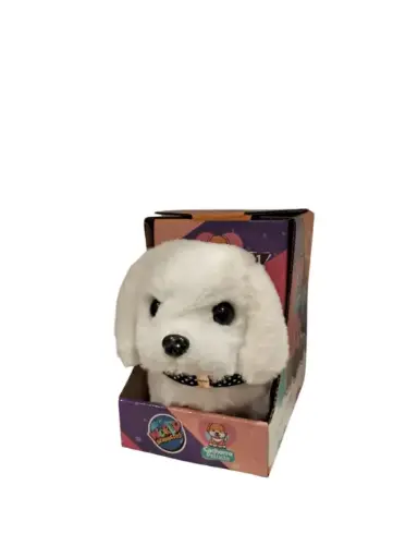 [PREPNNEGPR83037] [PR83037] Perrito de Peluche en Caja Camina y Olfatea Art. 3333