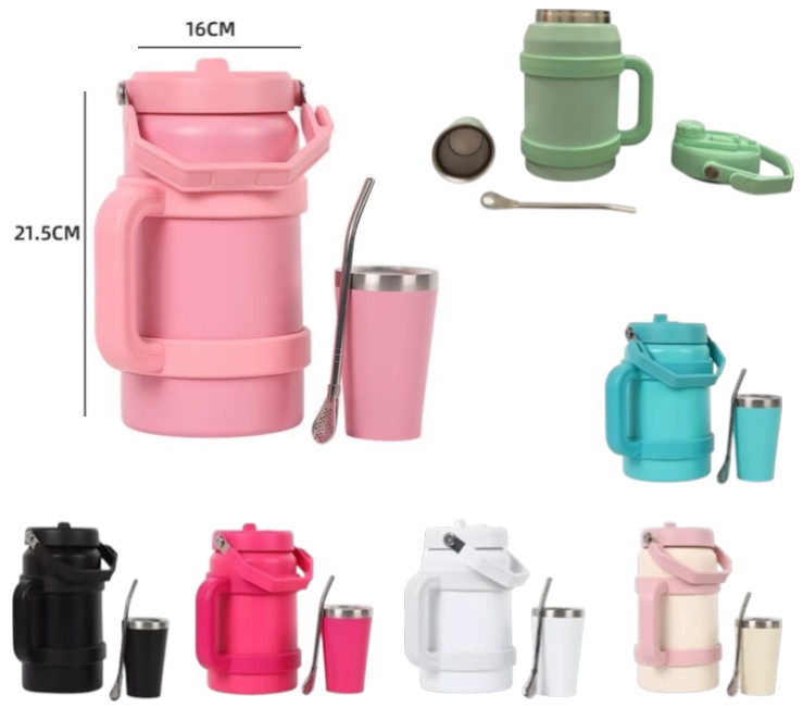 [PREITLC56064] TERMO GARRAFA 1.5L Y VASO MATERO