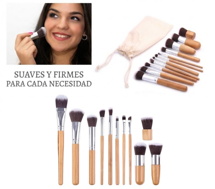 BROCHAS DE MAQUILLAJE 11PCS