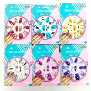 UÑA POSTIZA INFANTIL {12031}  -PACK X12