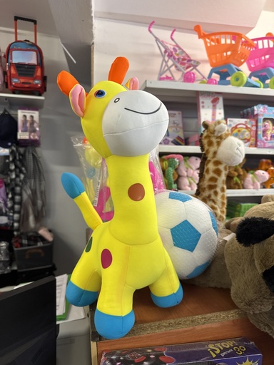 [PN-MS-2036 / B74] Peluche jirafa con Puntitos 40cm Art. BJ4