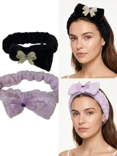 [CY6786] Vincha de maquillaje peluche Art. 6786