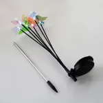 [PREZLLSO0301BL] Luz solar de 6 mariposas - blanca