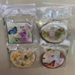Espejo con diseño de Mariposas x12