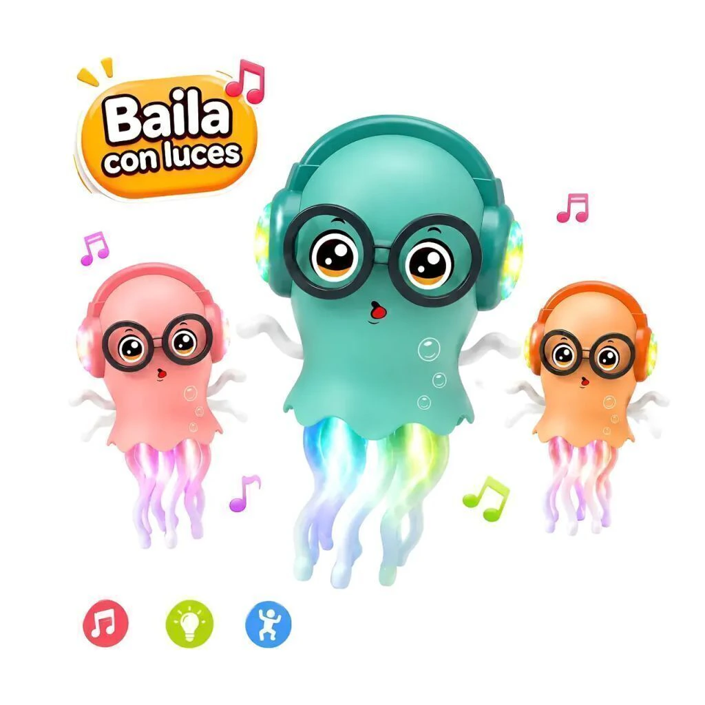 PULPO BAILARIN CON LUCES